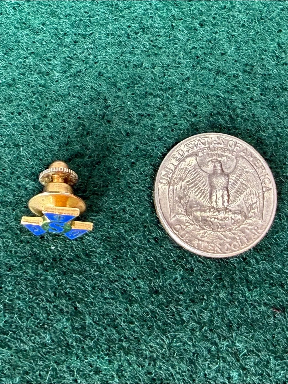 Vintage Sigma Alpha Omega Fraternity Enamel Lapel Pin